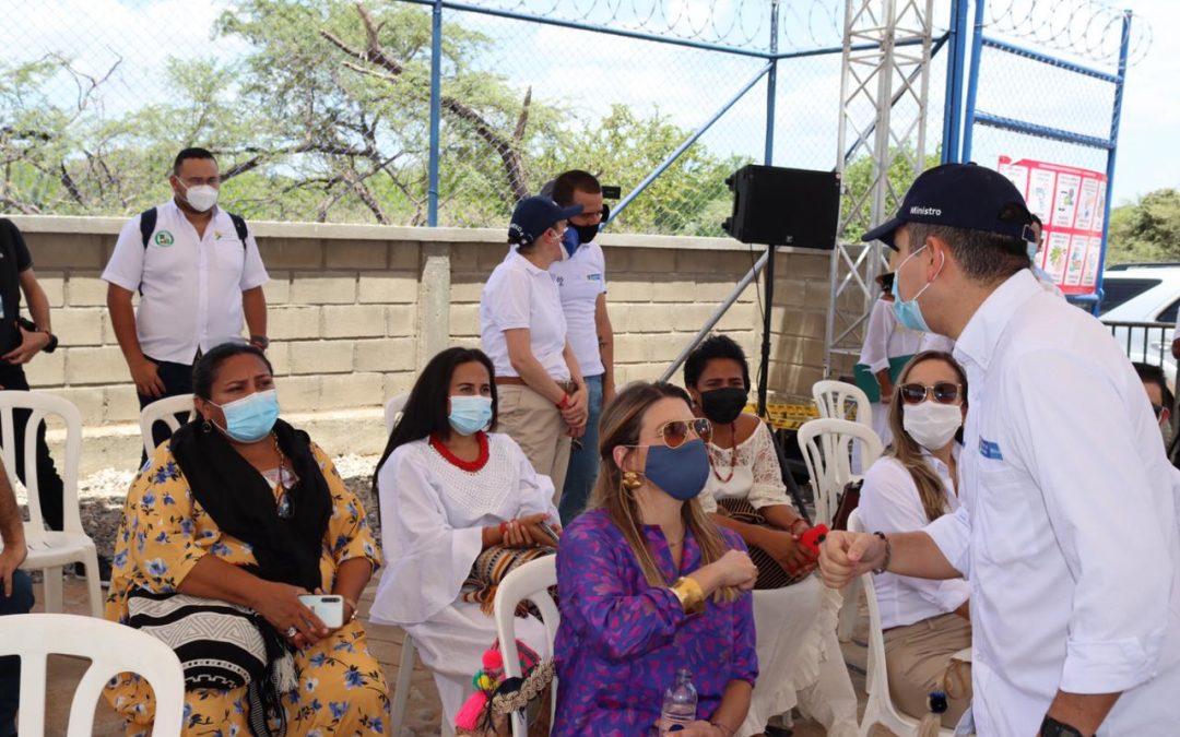 Comunidades Wayuu reciben en operación el módulo de pilas públicas de Sararao del programa Guajira Azul