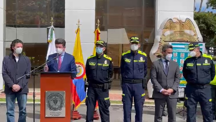 Cinco generales de la Policía estarán al frente del nuevo ‘plan de choque’ contra la criminalidad en Bogotá