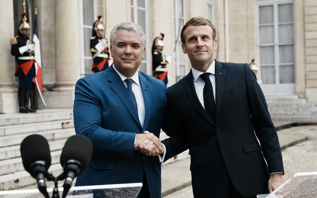 Iván Duque tras reunión con Emmanuel Macron: «Francia es un gran aliado de Colombia»