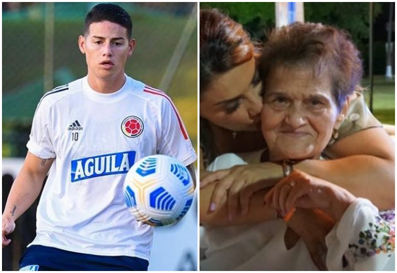 El ’10’ está de luto: Murió la abuela materna del volante de la Selección Colombia, James Rodríguez