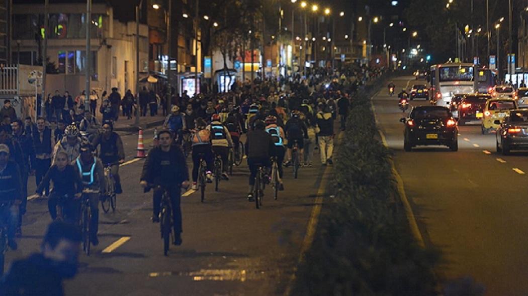 Prográmese: Este jueves habrá ciclovía nocturna por las principales calles de Bogotá