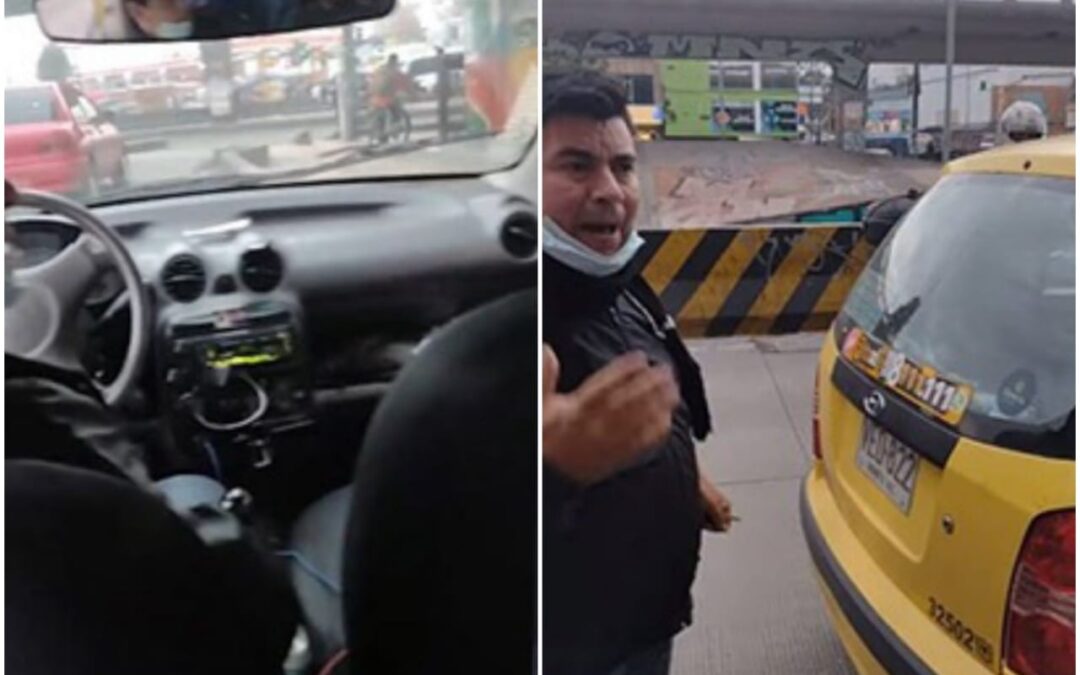 Porque pidieron cambiar de ruta, taxista agredió a mujeres y dos niños en Bogotá [VIDEO]