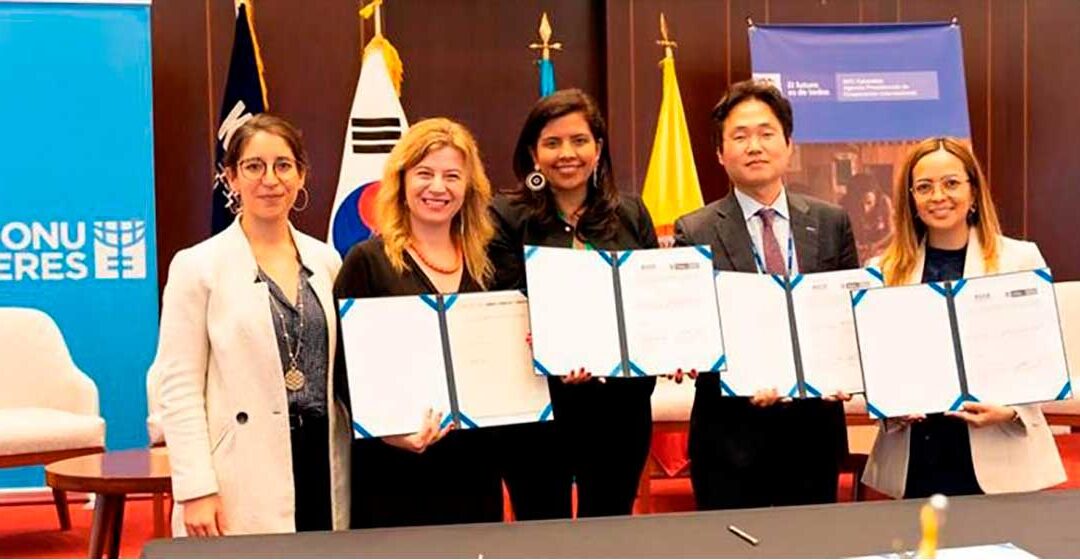 Con el fin de impulsar emprendimientos de mujeres rurales, Colombia y Corea firmaron convenio por USD $6,8 millones