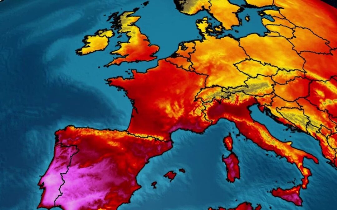 Cambio climático causa fuerte e histórica ola de calor en Europa, con temperaturas superiores a los 42 grados