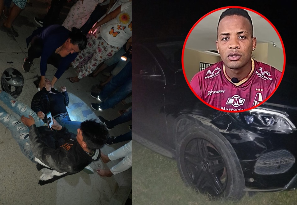 Escándalo: jugador de Deportes Tolima fue acusado de arrollar a una pareja de motociclistas y de no auxiliarlos