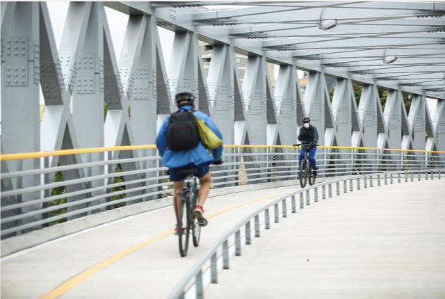 Canal Molinos, nuevo ciclopuente en Bogotá