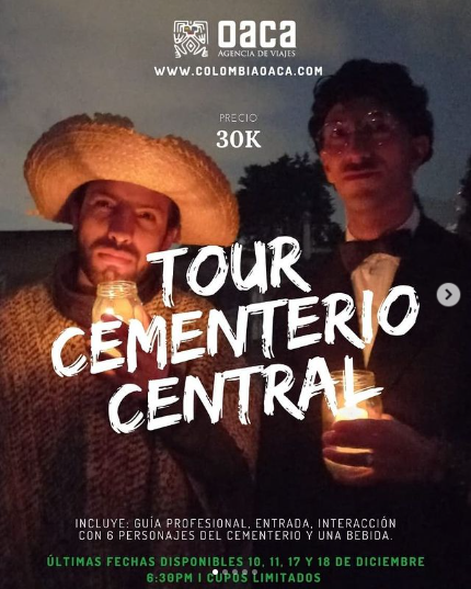 Regresan a Bogotá los recorridos por el Cementerio Central con motivo de Halloween