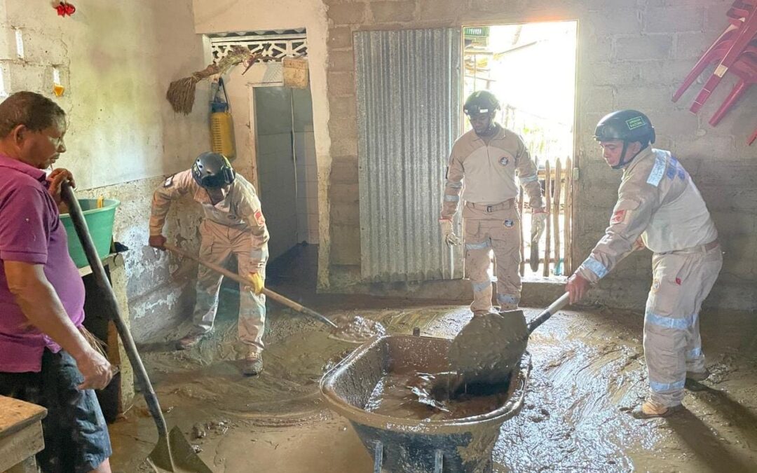 Emergencias en Bolívar causadas por las inundaciones