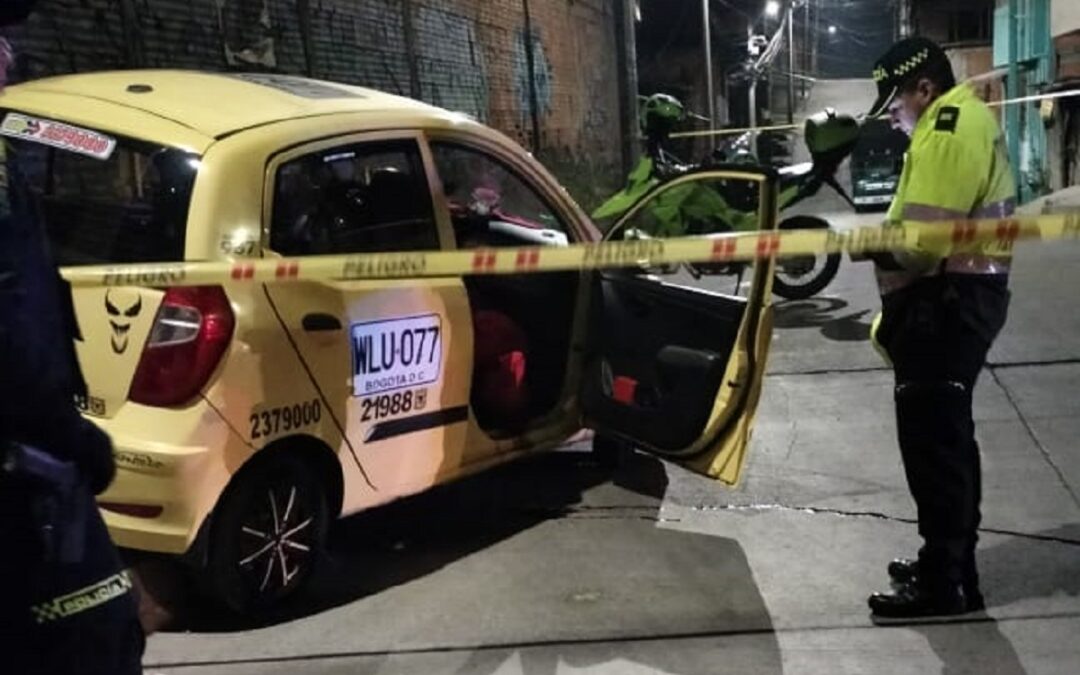 Taxista murió en Bogotá, cuando intentaba evitar millonario robo