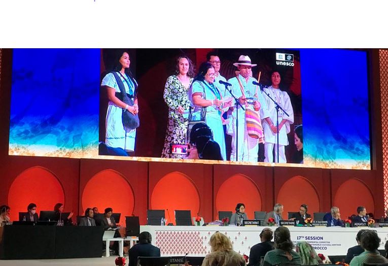 La Unesco reconoció al Conocimiento Ancestral de los pueblos indígenas de la Sierra Nevada de Santa Marta, como patrimonio cultural inmaterial de la humanidad 