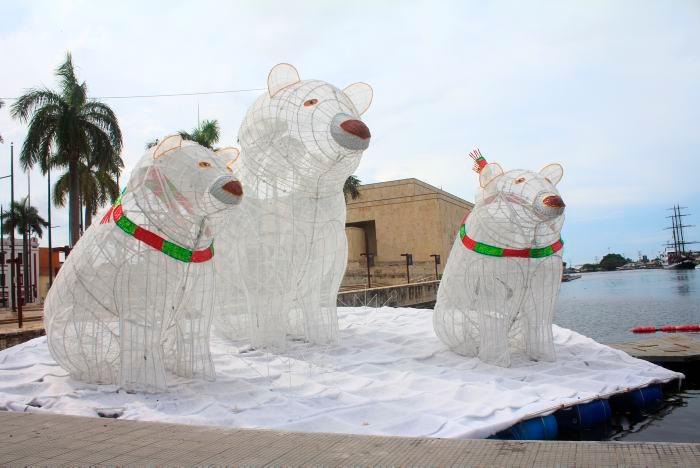 Hoy se encienden las luces de navidad en Cartagena, elaboradas por EPM
