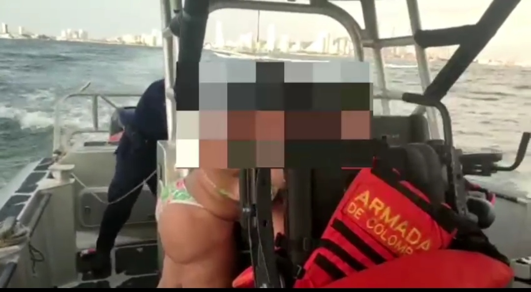 Armada evacuó a menor de edad herida en zona insular de Cartagena