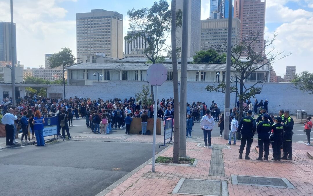 Siguen los bloqueos en Bogotá