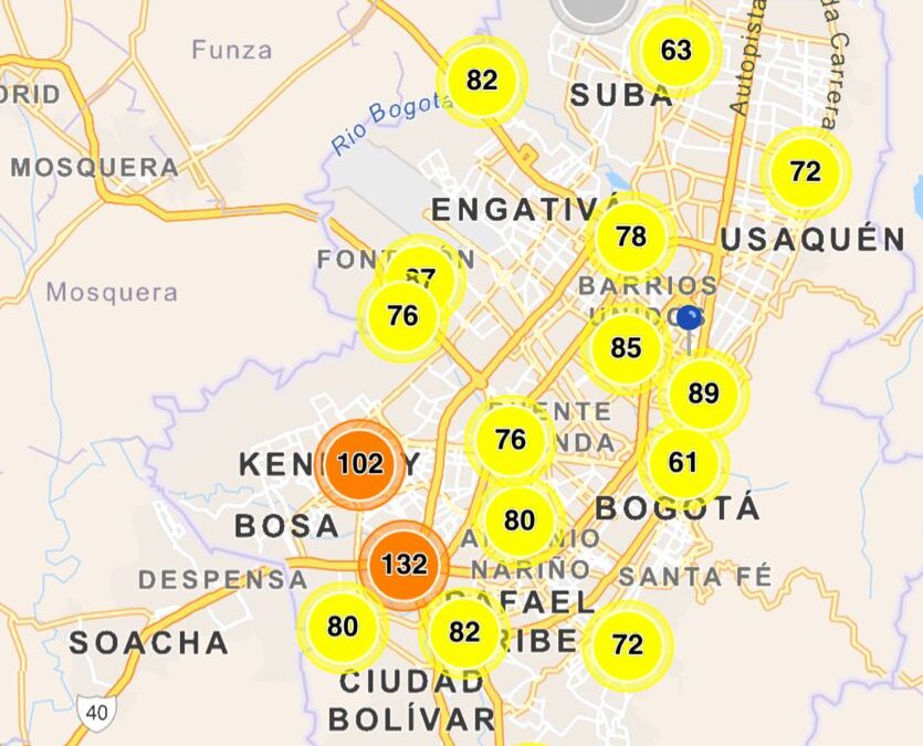 El aire en Bogotá está siendo afectado por los incendios forestales en la Orinoquía colombo-venezolana