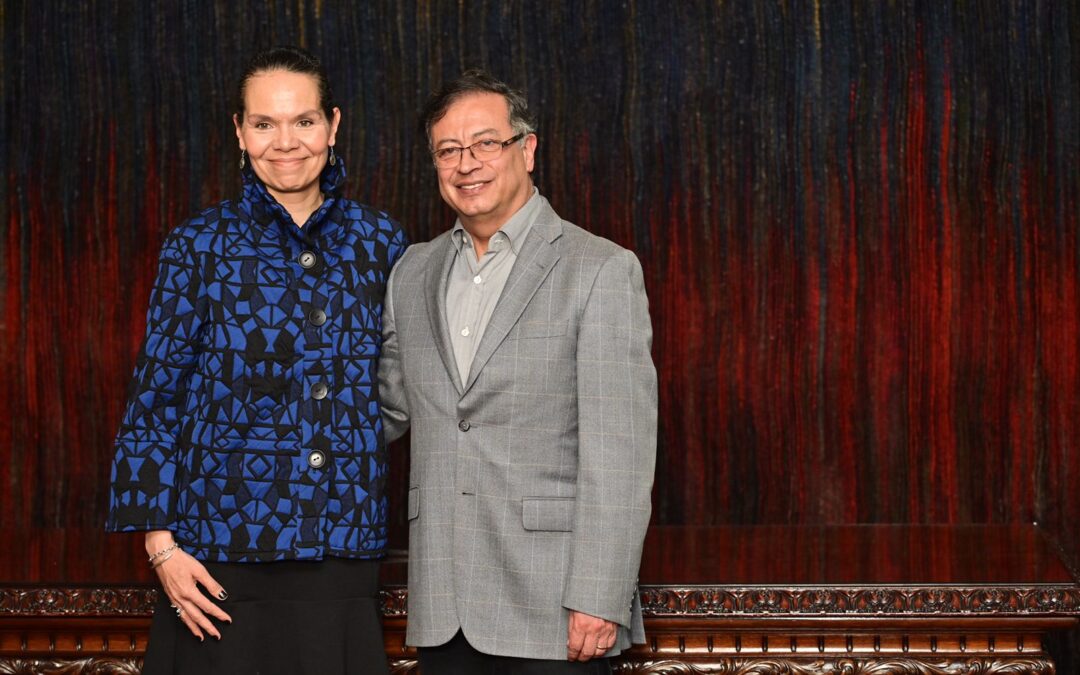 Presidente Gustavo Petro recibió a la nueva Ministra del Deporte