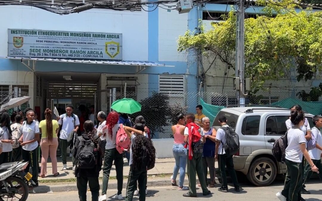 Denuncian entornos violentos en zonas escolares de  Cali