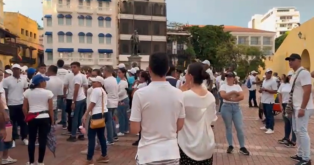 Ciudadanos protestan en Cartagena exigiendo acción contra la prostitución infantil