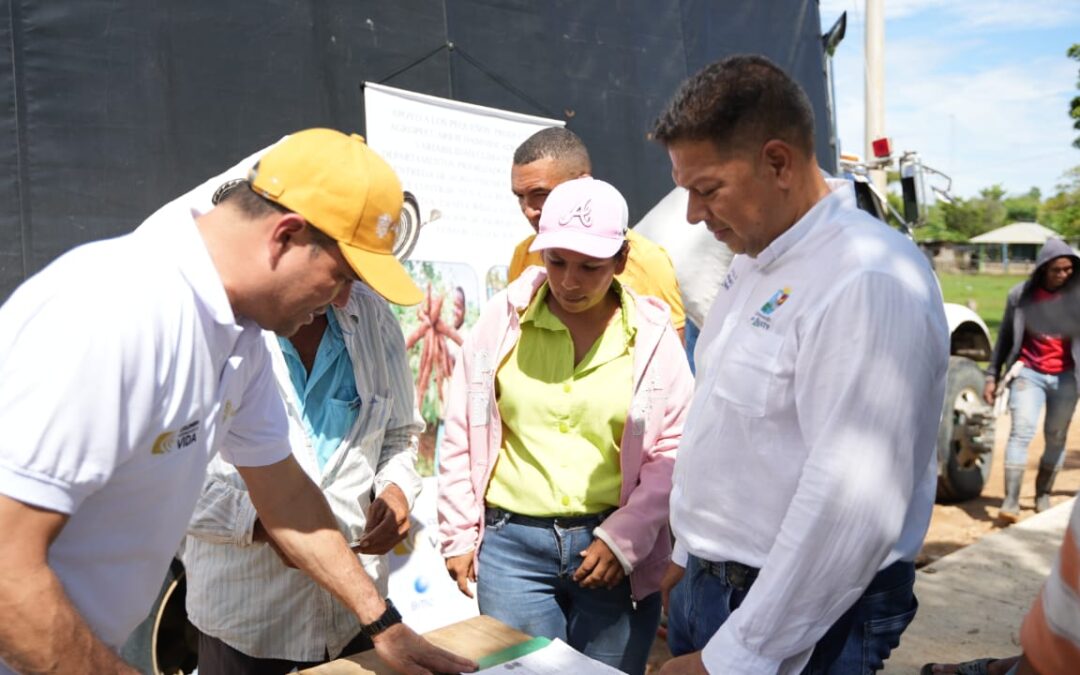 Desarrollo Rural inició la entrega de suplemento alimenticio animal