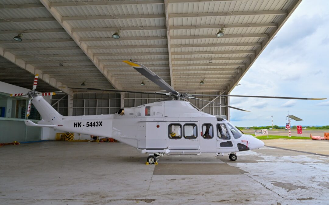 Tecnología de vanguardia en los cielos colombianos: Llega el AW139