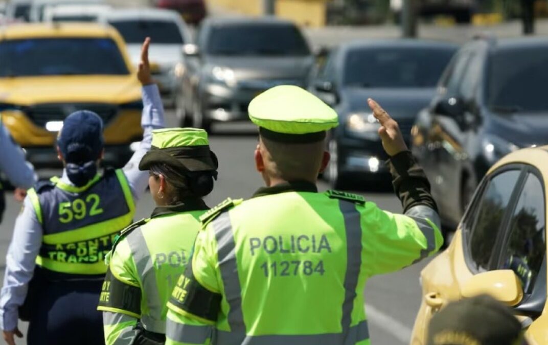 altercado con policías de tránsito