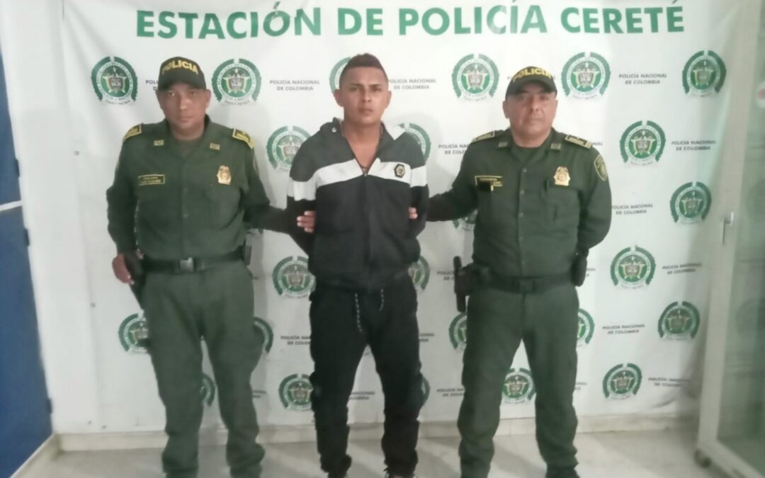 Capturan a hombre por homicidio tras riña en Cereté