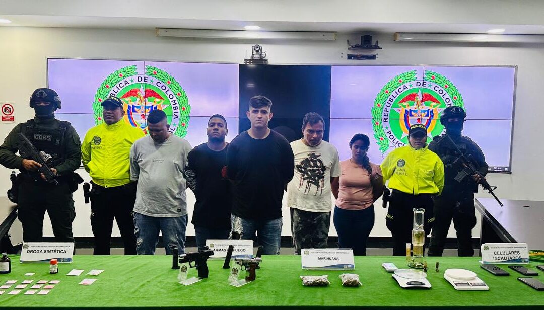 Desmantelan red de drogas sintéticas en Barranquilla