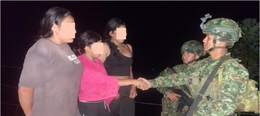 ¡DISIDENCIAS DE ‘CALARCÁ’ TENÍAN A TRES MENORES EN LA SELVA DE CAQUETÁ! OPERATIVO NOCTURNO LAS RECUPERA!