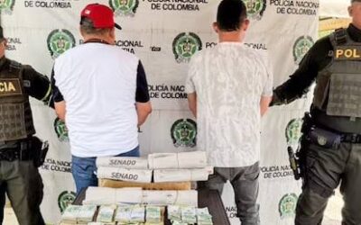 ¡145 MILLONES DE PESOS PARA PRESUNTA COMPRA DE VOTOS! Capturan a escolta con dinero en efectivo y propaganda del Partido Conservador