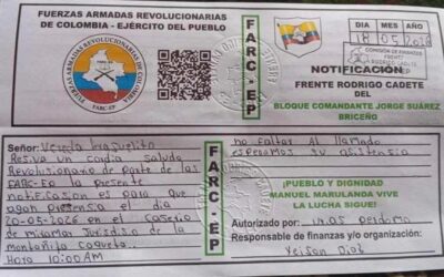 Preocupación en Suaza, Huila, por presuntas citaciones de grupos armados ilegales a comunidades rurales